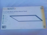 Nuwatt 1X2 Ft Led Surface Mount Panel 5CCT 2700K/3000K/3500K/4000K/5000K Sele.... Fixed Price $60.00.