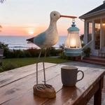Cszlsmh Adorable Solar Seagull Garden Statue Light 11"W X3.2D X13.8H Outdoor.... Fixed Price $50.11.