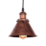 Lingkai Farmhouse Pendant Light Rustic Cone Shade Mounted Fixture Hanging Cei.... Fixed Price $87.24.