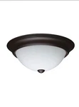 Project Source 1-LIGHT 13-IN Bronze Led Flush Mount Energy Star-new Box. Fixed Price $28.48.