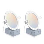 Powerasia Pack Recessed Lighting 6 Inch With Junction Box, 2700K/3000K/4000.... Fixed Price $47.08.