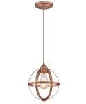Westinghouse 6362100 Stella Mira One-light Indoor Mini Pendant Washed Copper. Fixed Price $26.12.