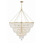 Crystorama Rylee 32 Light Chandelier, Antique Gold 618-GA. Fixed Price $8429.99.