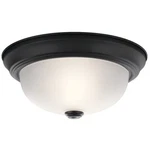 Kichler 2 Light 11" Flush Mount, Black - 8111BK. Fixed Price $39.99.