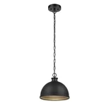 Hampton Bay Tallulah Matte Black W/ Gold Interior Pendant Light (60953). Fixed Price $33.59.
