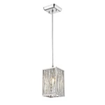 Z-lite Terra Light Mini Pendant, 4.72X4.72X128.74", Chrome, 872CH-SMP. Fixed Price $79.99.