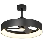 Artika Austin 23" Led Chandelier Ceiling Fandelier, Black Open Box. Fixed Price $68.00.