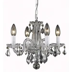 Elegant Lighting V7804D15C/RC Rococo Mini Chandelier Chrome. Fixed Price $130.00.