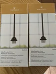 2 New Portfolio 5.5" X 41.75" Aged Bronze Finish Mini Pendant Fitter 0689618. Fixed Price $34.99.