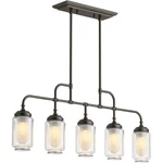 Kohler 36-INCH 5 Light Linear Chandelier Oil-rubbed Bronze $1230 Retail!. Fixed Price $325.00.