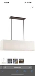 Livex Lighting 41156-92 Summit English Collection 4-LIGHT Linear Chandelier. Fixed Price $220.00.
