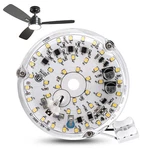 Jianwei 4 Inch Ceiling Fan Led Light Replacement 6000K, Free Size, As Shown. Fixed Price $17.02.