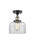 Innovations Lighting 916-1C-13-8 Bell Semi-flush 8"W Black. Fixed Price $132.00.