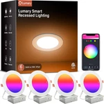 Smart 6" Rgbww Led Recessed Lights, 13W, Alexa & Google Compatible, 4 Pack. Fixed Price $199.99.