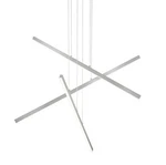 Kuzco Vega Head Led Multi Pendant, Nickel/white Acrylic Diffuser MP10303-WH. Fixed Price $950.00.