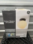 Better Homes & Gardens Light Semi Flush Mount Ceiling Frosted Glass Matte Black. Fixed Price $29.99.