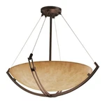 Justice Design Clouds Crossbar 48" Pendant, Rnd, Dk Brz, Led. Fixed Price $4354.99.