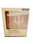 Nib Portfolio 3 Light Chandelier Pendant Antique Whhite Finishh. Fixed Price $73.99.