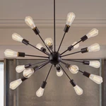 Sputnik Chandeliers Black, Modern 18-LIGHT Farmhouse Pendant Mid Centur.... Fixed Price $114.08.