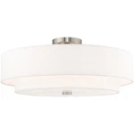 Livex Lighting 52140-91 Meridian Semi-flush Mount Brushed Nickel. Fixed Price $349.96.