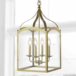 Jonathan Y 11" Traditional Classic Lantern Metal/glass Led Pendant, Antique Gold. Fixed Price $169.99.
