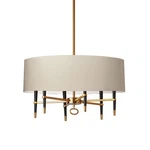 Dainolite LAN-246C Langford Light 32"W Drum Chandelier Multicolor. Fixed Price $830.00.