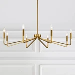 38" Gold Chandeliers For Dining Room, 8-LIGHT Modern Farmhouse. Fixed Price $283.99.