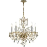 Crystorama 1005-PB-CL-MWP Traditional Crystal Chandelier Polished Brass. Fixed Price $550.00.