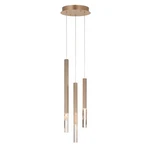 ET2 Lighting Diaphane Led 3-LIGHT Pendant, Gold E11023-95GLD. Fixed Price $499.20.