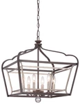 Minka Lavery 4348-593 6 Light Full Sized Pendant Silver. Fixed Price $729.00.