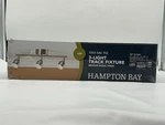 Hampton Bay 19IN 3-LIGHT Track Fixture Lighting Kit Brushed Nickel Finish. Fixed Price $18.99.