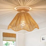 Zswanbei D12.5 Inch Boho Light Fixtures Ceiling Mount D32CM, BROWN-D32CM. Fixed Price $63.86.