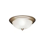 Kichler 8655NI - 3 Light Flush Mount Brushed Nickel Fixture. Fixed Price $35.00.