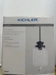 Mini Pendant Light - Kichler Annabeth 3786687 Black Finish With Clear Glass. Fixed Price $22.49.