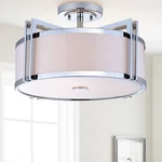 Safavieh Orb Drum Ceiling Light Chrome. Fixed Price $165.99.