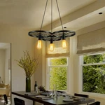 Lixada 3 E27 Metal Ceiling Light Chandelier Use D7W1. Fixed Price $119.99.