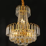 French Empire Crystal Chandelier Lighting Golden Finish 6 Lights Modern Cryst.... Fixed Price $145.69.