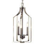 Kichler 42499 Nickel Morrigan 3-LIGHT 10"W Taper Candle Pendant. Fixed Price $151.98.