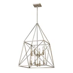 Z-lite Tressle Lt Pendant, 20X20X31.75", Antq Silver, 447-8AS. Fixed Price $429.99.