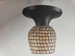 Elk Lighting Celina Semi Flush Dark Rust Gold Mosaic Ceiling 10152-1DR L5. Fixed Price $24.99.