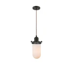 Innovations Centri Mini Pendant, Amber/bronze/frost Tube 900-1P-OB-CE231-OB-W. Fixed Price $133.76.