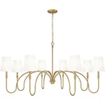 Z-lite 4505-8RB Jisele Light 58.75 Inch Rubbed Brass Chandelier Ceiling. Fixed Price $904.00.