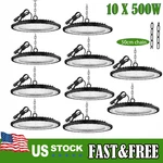 500W Ufo Led High Bay Light Warehouse Factory Commercial Industrial 10PACK. Fixed Price $249.99.