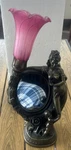 Art Nuevo Table Lamp W/mirror. Fixed Price $65.00.