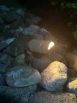 Kichler 147099 Metal Stake Spotlight With Olde Brick Finish, Model 28116. Fixed Price $27.95.