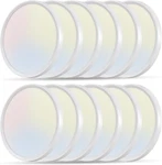 12PK 12" Led Flush Mount Ceiling Light, 24W, Cct Selectable, Super Slim. Fixed Price $181.99.