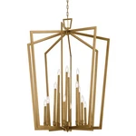 Kichler 43499 Abbotswell 16 Light 37"W Taper Candle Style - Brass. Fixed Price $1387.99.