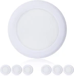 6PACK Dimmable Led Surface Mount Downlight, 15W Low Profile Ceiling Fixtur. Fixed Price $55.99.