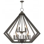 Livex Lighting Prism 15 Foyer Chandelier Bronze. Fixed Price $2169.75.
