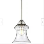 Set Of Savoy House 7-4132-1-109 Polished Nickel Vintage Mini Pendants 7.5"W. Fixed Price $75.90.